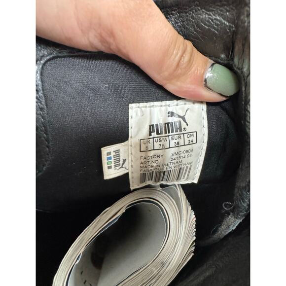 Puma Rare Y2K Mostro Leather Boots in Black - Picture 7 of 7